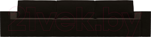 Изображение товара Диван Лига Диванов Куба Лонг (микровельвет коричневый)