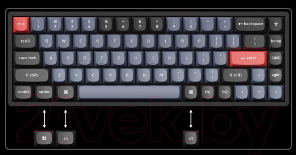 Изображение товара Клавиатура Keychron K6 Pro Red Switch / K6P-J1-RU