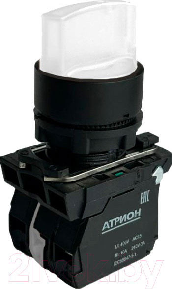 Изображение товара Переключатель Атрион LA37-B5K210WBDP (белый)