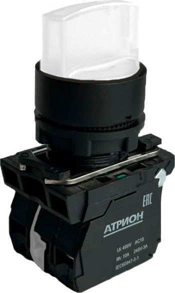 Изображение товара Переключатель Атрион LA37-B5K320WBDP (белый)