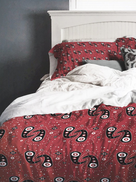 Изображение товара Комплект постельного белья Ambesonne Узор восточный / bls_33477_euro