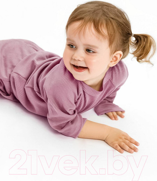 Изображение товара Костюм для малышей Amarobaby Fashion / AB-OD21-FS11/06-86 (розовый, р. 86)