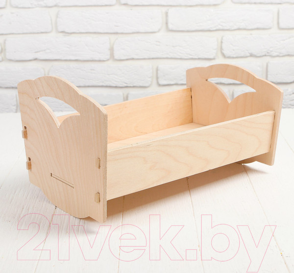 Изображение товара Аксессуар для куклы Десятое королевство Кроватка-качалка / 01904