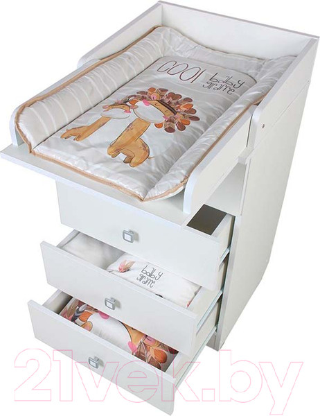 Изображение товара Комод Фея 1550 / 0002756.9 (белый)