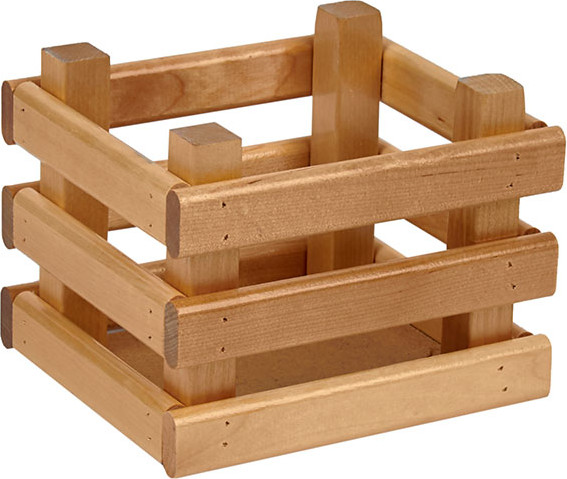 Изображение товара Ящик декоративный Polini Kids Home Basket / 0003154-21 (лакированный)