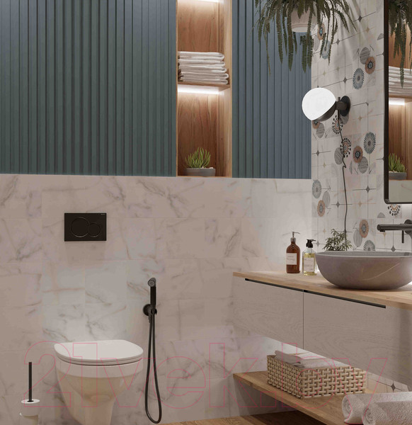 Изображение товара Декоративная плитка Axima Сопрано матовый (200x200, белый)