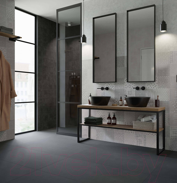 Изображение товара Плитка Axima Адажио матовый (200x200, серый)