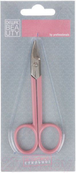 Изображение товара Ножницы для маникюра Dewal Beauty / 327 (розовый)