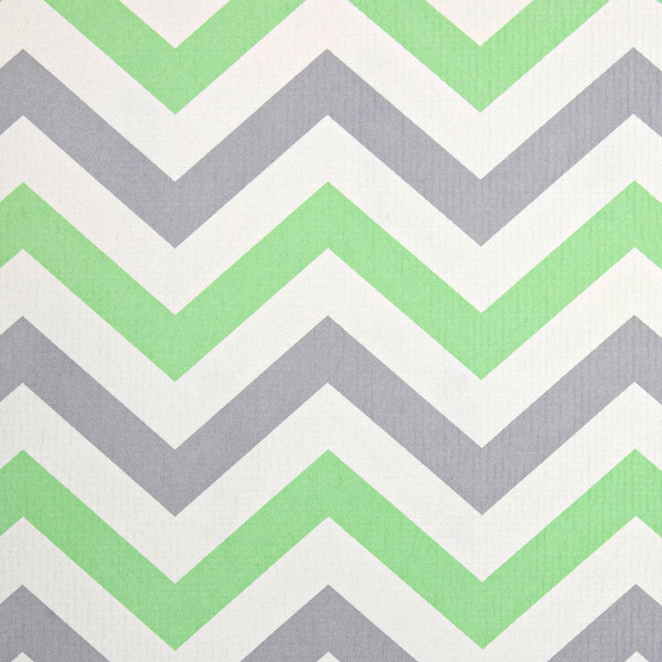 Изображение товара Коврик для ванной Вилина Зигзаги 7068-22002 (50x85, серый/зеленый)