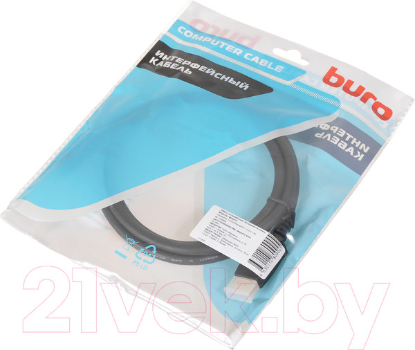 Изображение товара Кабель Buro BHP-DPP-1.4-1.5 (1.5м, черный)