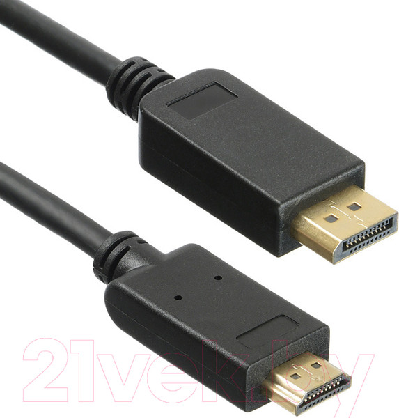 Изображение товара Кабель Buro BHP DPP HDMI-2 (2м, черный)