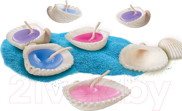 Изображение товара Набор для изготовления свечей SES Creative В форме ракушек / 14033