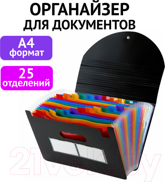 Изображение товара Папка для бумаг Brauberg Docs / 271151 (черный)