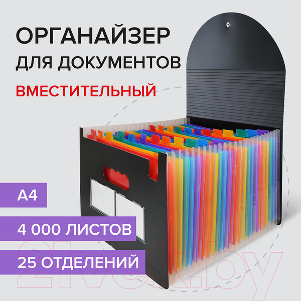 Изображение товара Папка для бумаг Brauberg Docs / 271151 (черный)