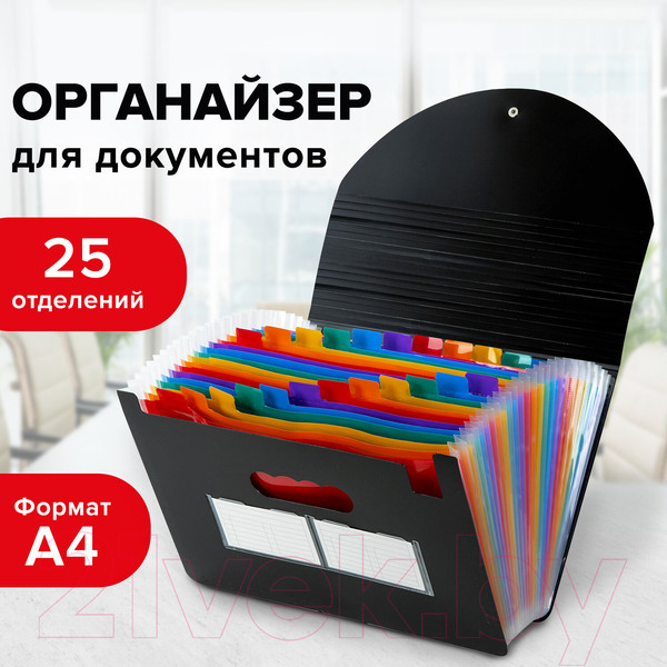 Изображение товара Папка для бумаг Brauberg Docs / 271151 (черный)