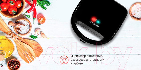 Изображение товара Электрогриль StarWind SSM2102 (черный)