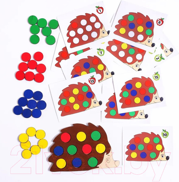 Изображение товара Сортер Деревянный город Ежик / Л065-ANT