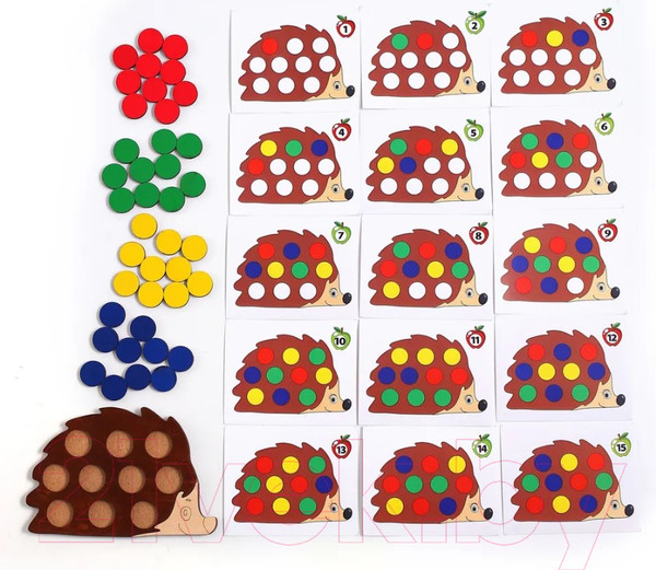 Изображение товара Сортер Деревянный город Ежик / Л065-ANT