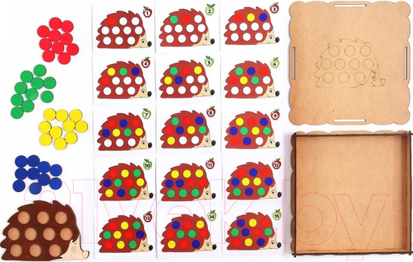 Изображение товара Сортер Деревянный город Ежик / Л065-ANT