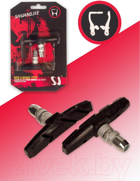 Изображение товара Колодки тормозные для велосипеда Shuangjie SJ-510