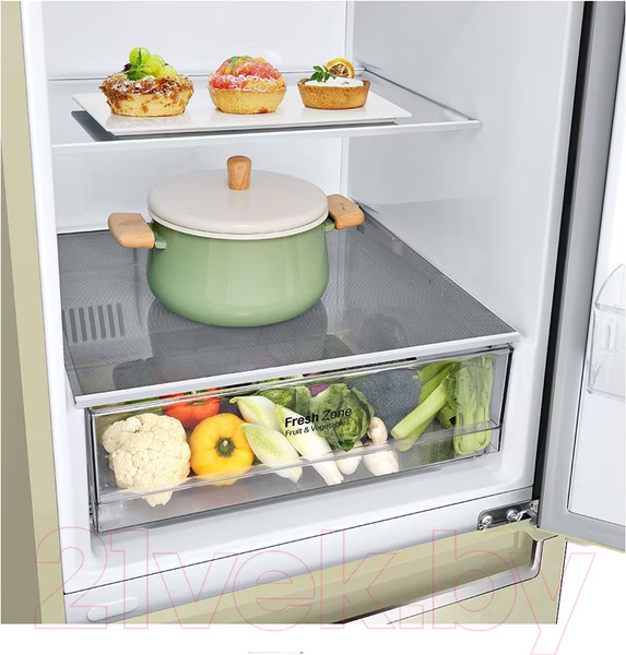 Изображение товара Холодильник с морозильником LG GC-B459SECL