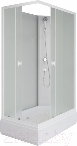 Изображение товара Душевая кабина Niagara Promo P100/80/26Q/MT/BK 100x80x215