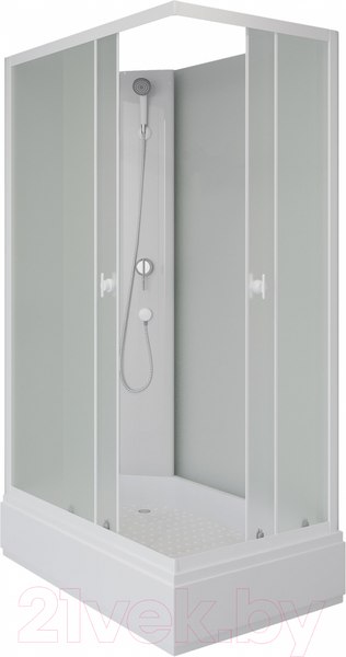 Изображение товара Душевая кабина Niagara Promo P100/80/26Q/MT/BK 100x80x215