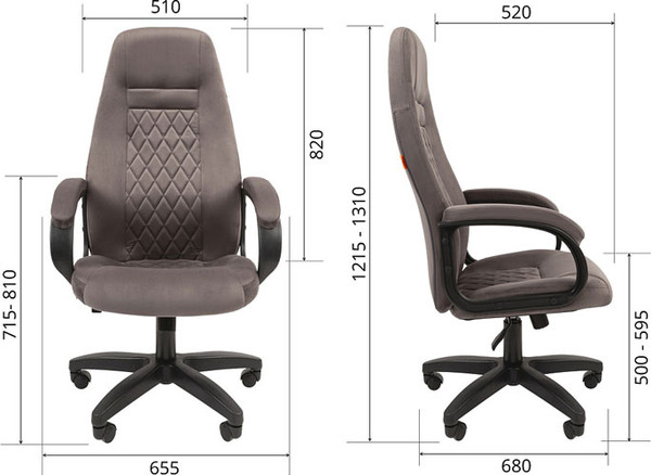 Изображение товара Кресло офисное Chairman Home 951 (Т-55 серый)