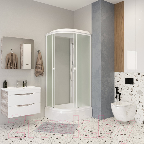 Изображение товара Душевая кабина Niagara Promo P120/90/26R/MT 120x90x215