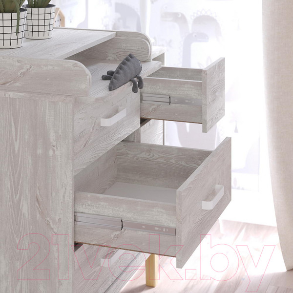 Изображение товара Комод пеленальный Pituso Kids Vintage Premium ЛДСП (сосна касцина)