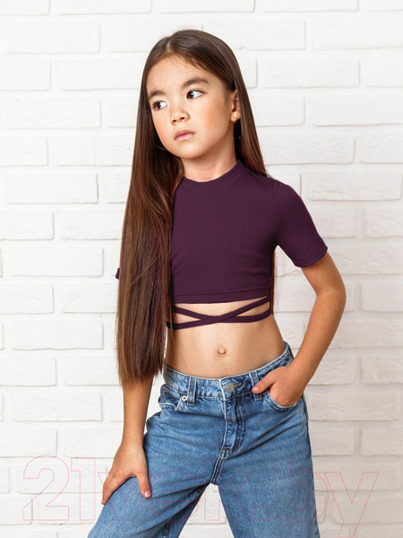 Изображение товара Топ детский Amarobaby Generation / AB-OD22-GN2701S/08-128 (бордовый, р.128)