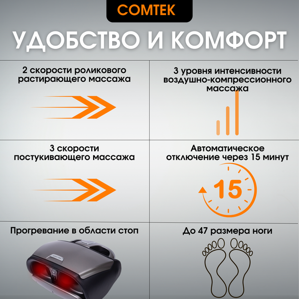 Изображение товара Массажер электронный Comtek 818