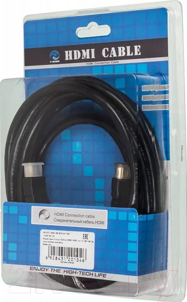 Изображение товара Кабель Ningbo HDMI-5M-MG HDMI (m)/HDMI (m) (5м, черный)