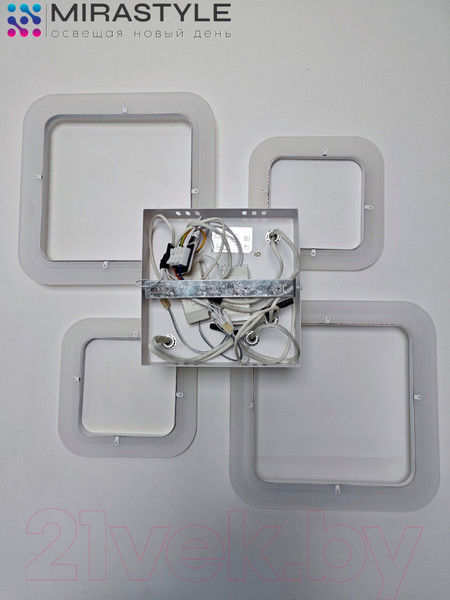 Изображение товара Потолочный светильник Mirastyle XL-52002/2+2 WT 4K