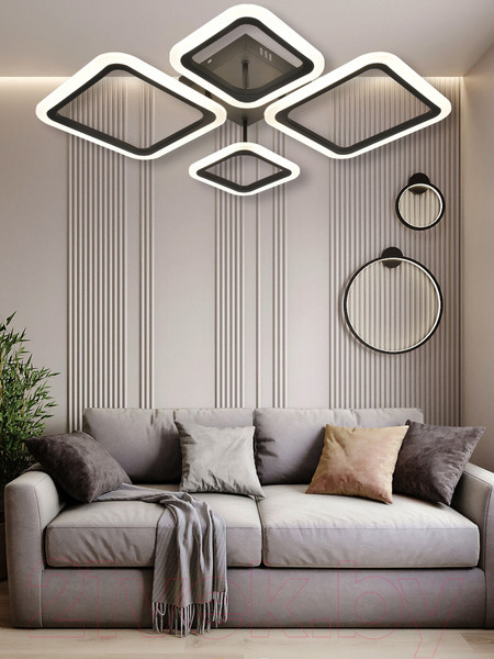 Изображение товара Потолочный светильник Mirastyle XL-52002/2+2 SBK 4K