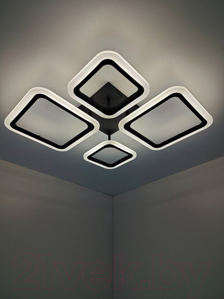 Изображение товара Потолочный светильник Mirastyle XL-52002/2+2 SBK 4K