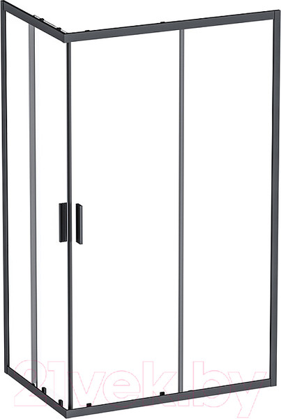 Изображение товара Душевой уголок AM.PM Gem S W93G-404-120280-BT (черный матовый)
