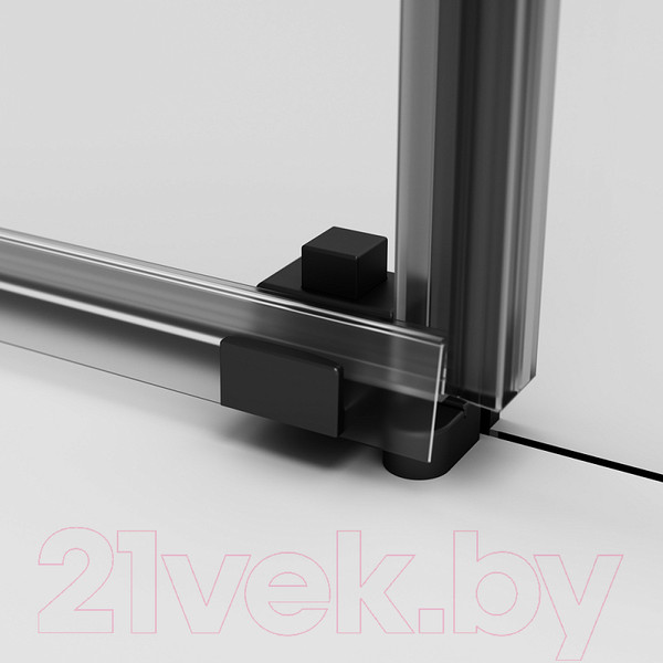 Изображение товара Душевой уголок AM.PM X-Joy Square Slide 90x90 / W94G-403-9090-BТ (черный/прозрачное стекло)