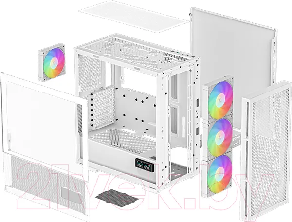 Изображение товара Корпус для компьютера Deepcool CH560 Digital WH White (R-CH560-WHAPE4D-G-1)