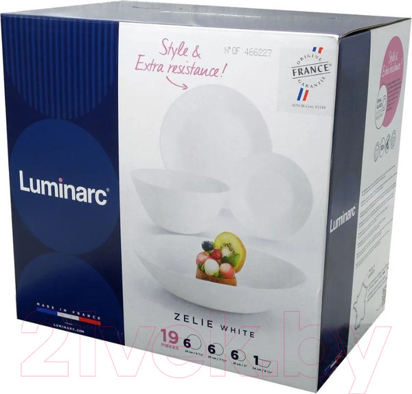 Изображение товара Набор тарелок Luminarc Zelie V3792 (19шт)