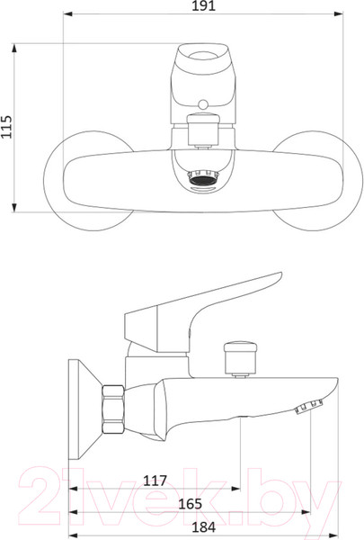 Изображение товара Смеситель Damixa Jupiter 771000001
