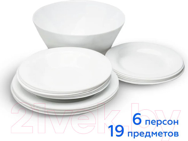 Изображение товара Набор тарелок Luminarc Vidiris V5101 (19шт)