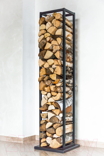 Изображение товара Дровница для камина Fire&Wood Turin XL 400x400x1660 (черный)
