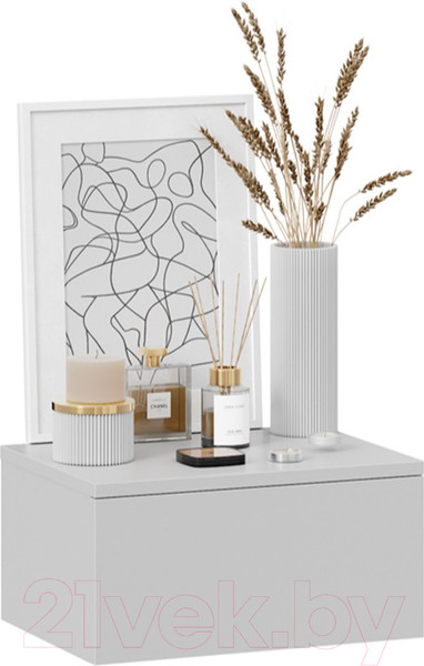 Изображение товара Прикроватная тумба ТриЯ Универсальная тип 1 (белый ясень)