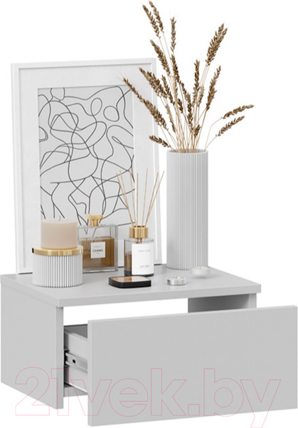 Изображение товара Прикроватная тумба ТриЯ Универсальная тип 1 (белый ясень)