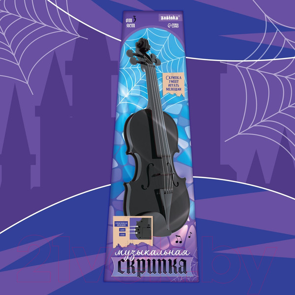 Изображение товара Музыкальная игрушка Zabiaka Музыкальная скрипка. Жутко весело играть / 9682325