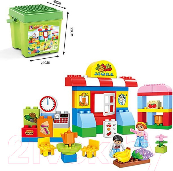 Изображение товара Конструктор Kids Home Toys Супермаркет 188-220 / 2496924