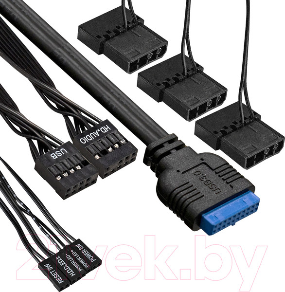 Изображение товара Корпус для компьютера ExeGate EVO-9202 / EX294965RUS (черный, без БП)