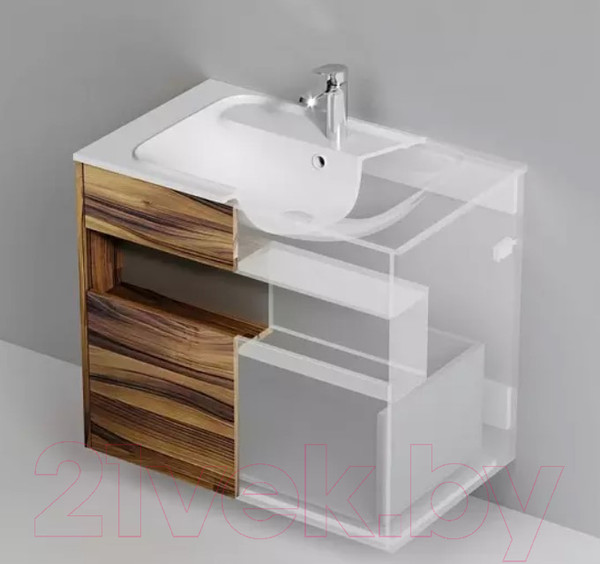 Изображение товара Тумба под умывальник AM.PM Func M8FFUX0801OF (дерево текстурированное)