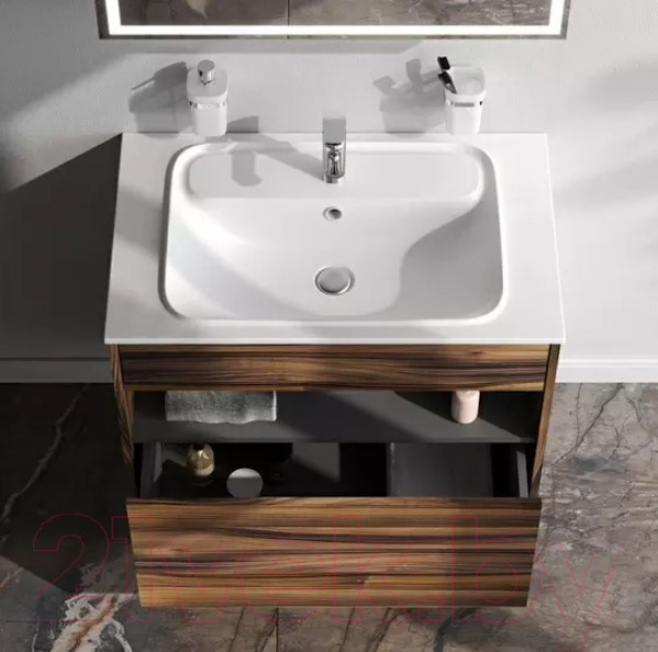 Изображение товара Тумба под умывальник AM.PM Func M8FFUX0801OF (дерево текстурированное)